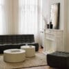 20256_20259_N701_3_seater_footstool_Moss_Eco_26415_26414_Elements_coffee_table_off_white_20677_Aged_wall_mirror_bronze_21751_Dunes_rug_29626_Pisa_object_web