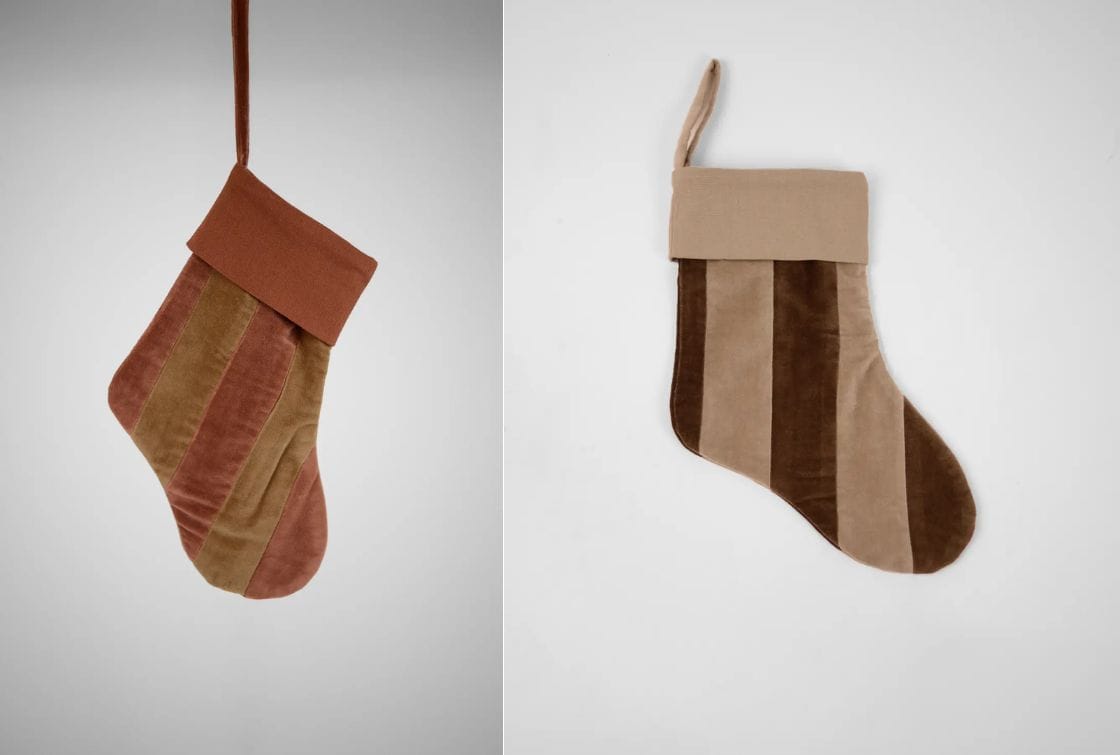 Calcetín de navidad VELVET