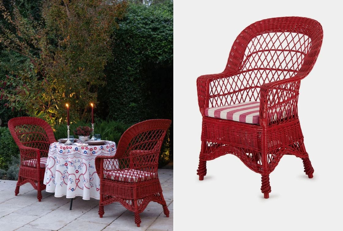 Sillón mimbre FURNAS