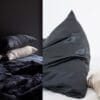 funda de almohada de seda