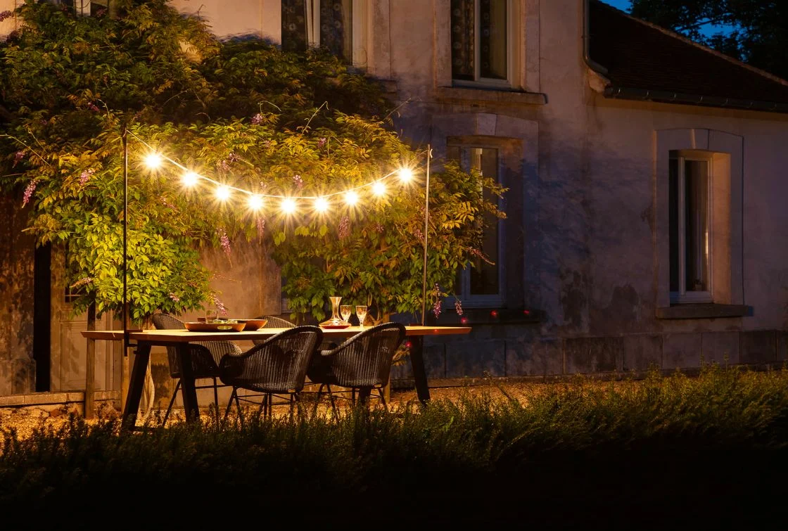 Guirnalda de luces para exterior LIGHT MY TABLE