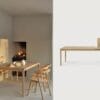 mesa extensible rectangular madera ethnicraft bok