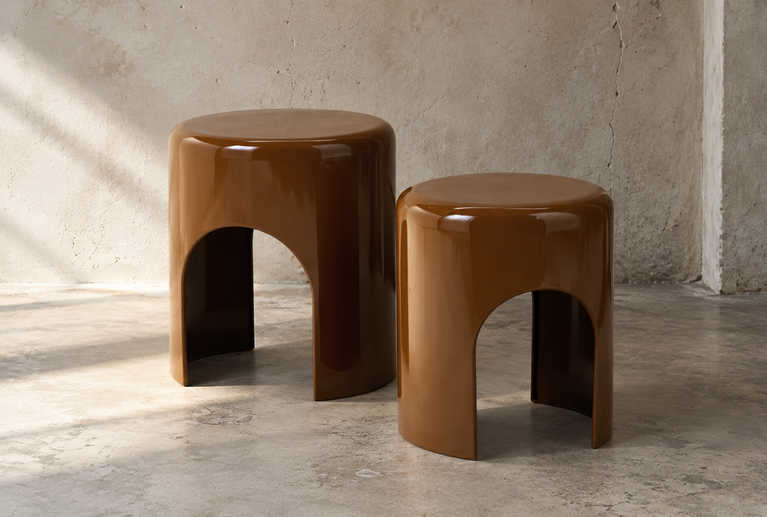 Mesas auxiliares BROWN IRON