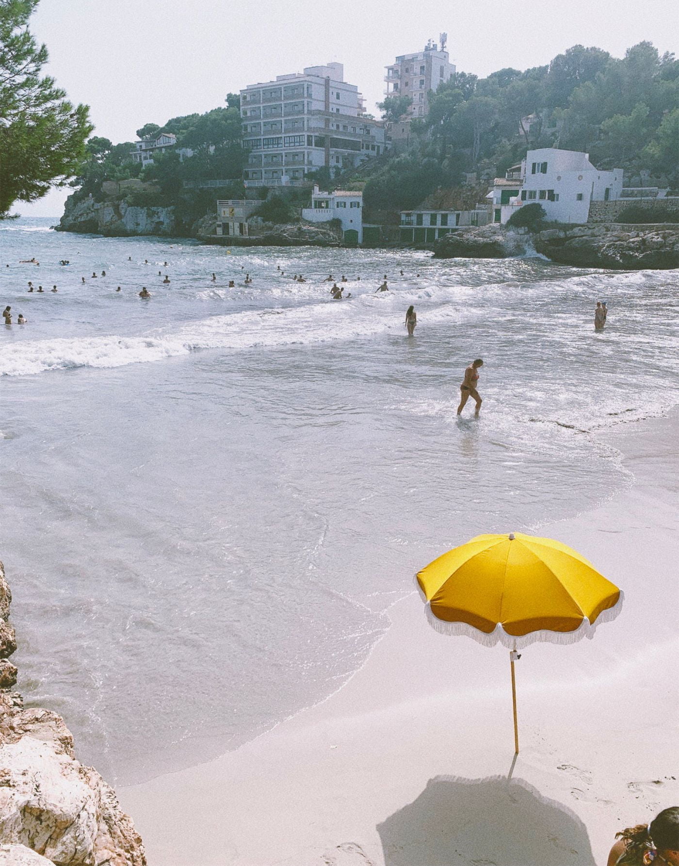 Sombrilla de playa vintage HOLIDAY