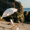 Sombrilla de playa vintage HOLIDAY